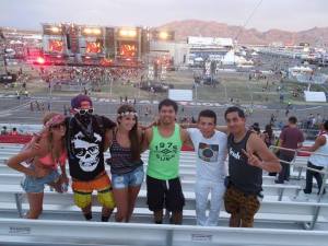 6 of 70, the first of us to enter in EDC 2013 Day 3