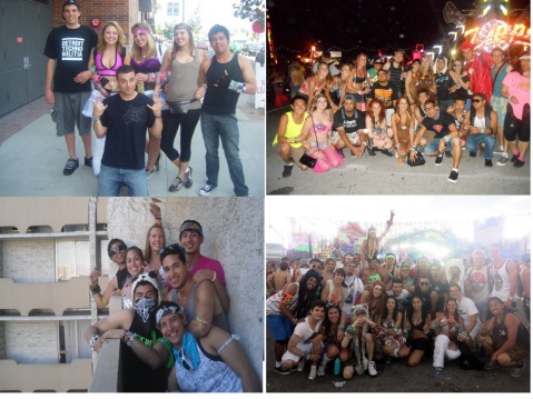 the picture of our credentials of past EDC, Koko and I are in all 4 of em, the only members of our group to do so